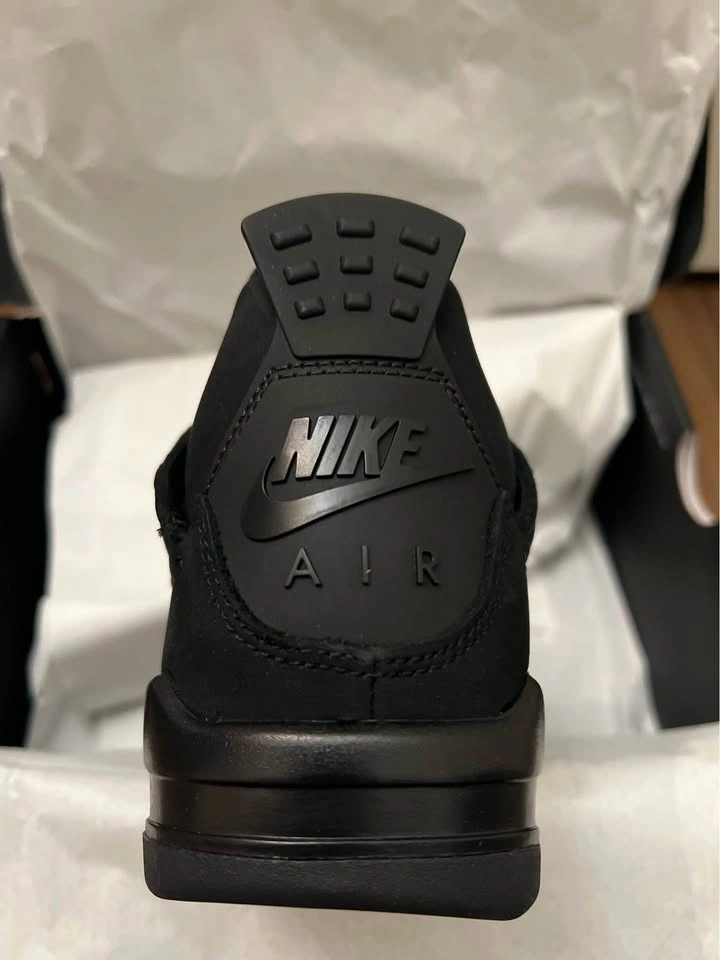 Jordan 4 Retro "Black Cat" (2025) - Size 4Y Youth - photo 2