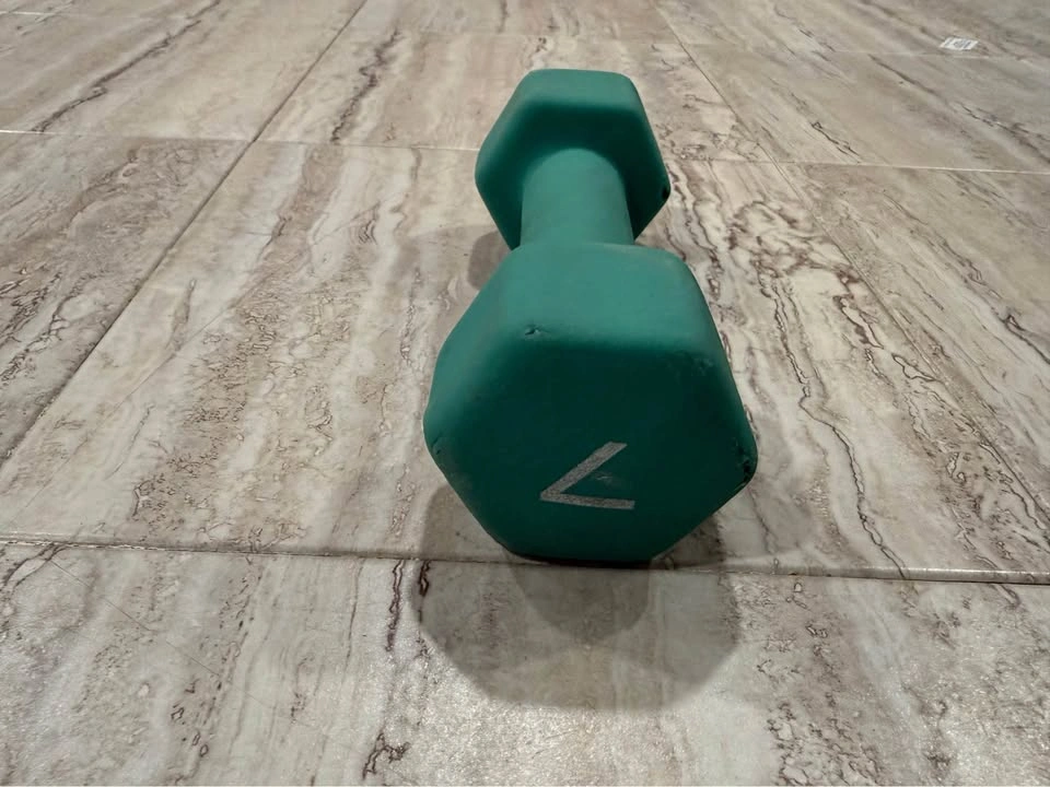 Teal 7 lb Dumbbell - photo 2