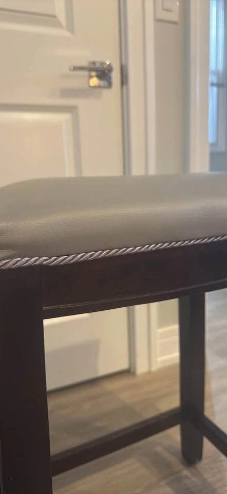 Black and Grey Pier 1 Bar Stools - photo 3