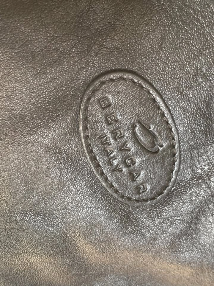 Luxury Italian Black Genuine Leather Bag - photo 5