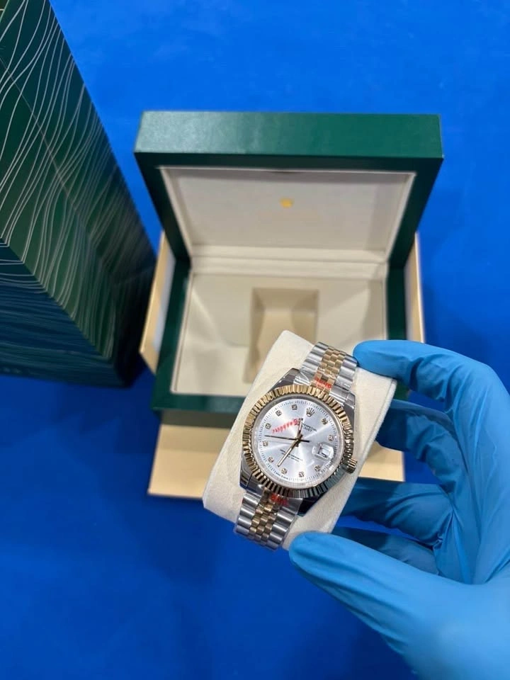Luxury Watch | Silver & Gold | 41 MM - photo 2