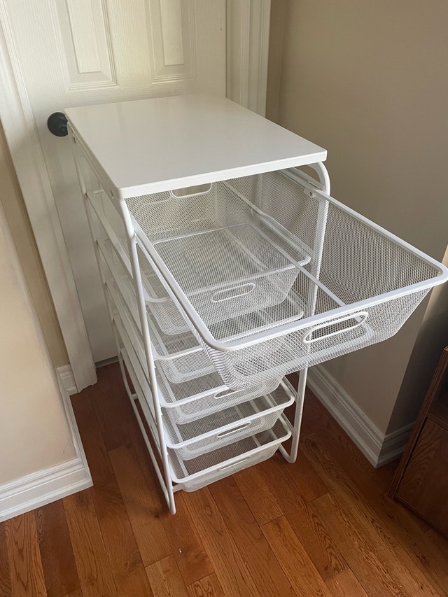 IKEA Helmer white wire drawer - photo 2