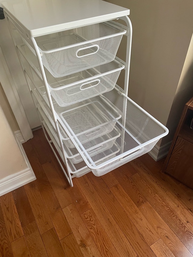 IKEA Helmer white wire drawer - photo 3