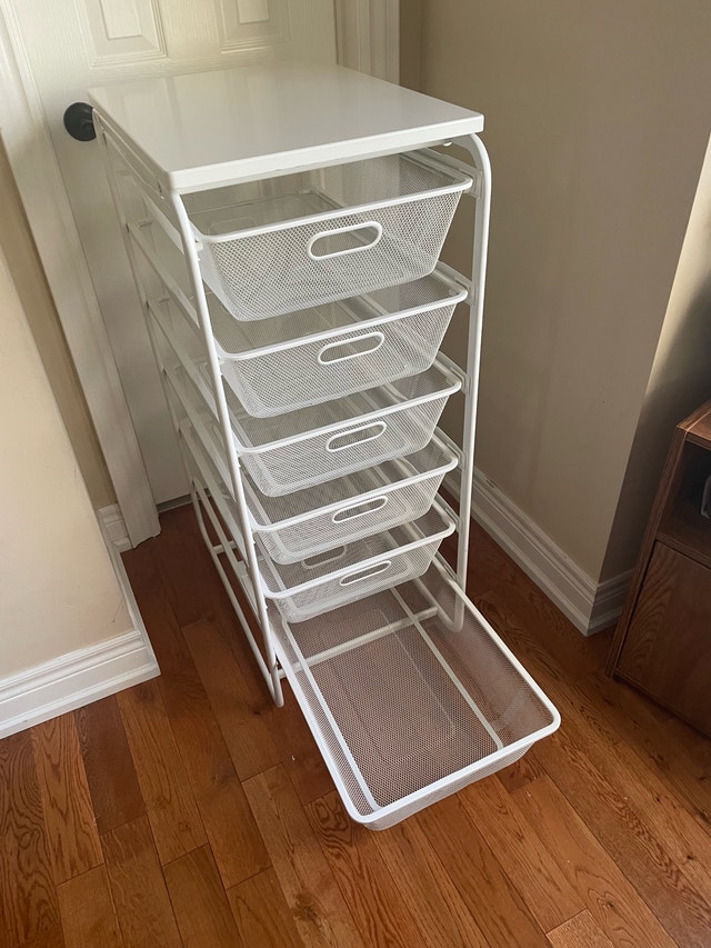 IKEA Helmer white wire drawer - photo 4