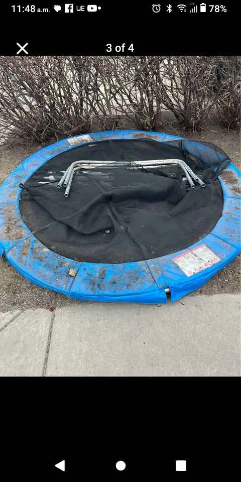 Backyard Trampoline with Safety Net - photo 2