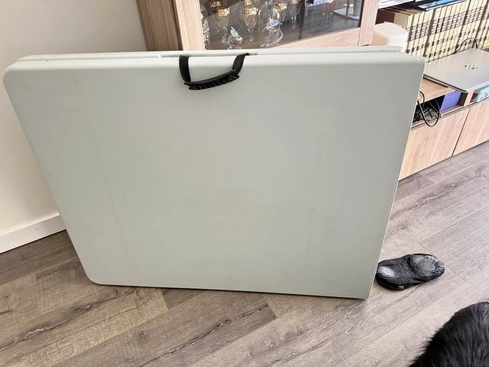 Folding Table White Portable