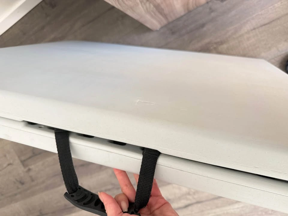 Folding Table White Portable - photo 2
