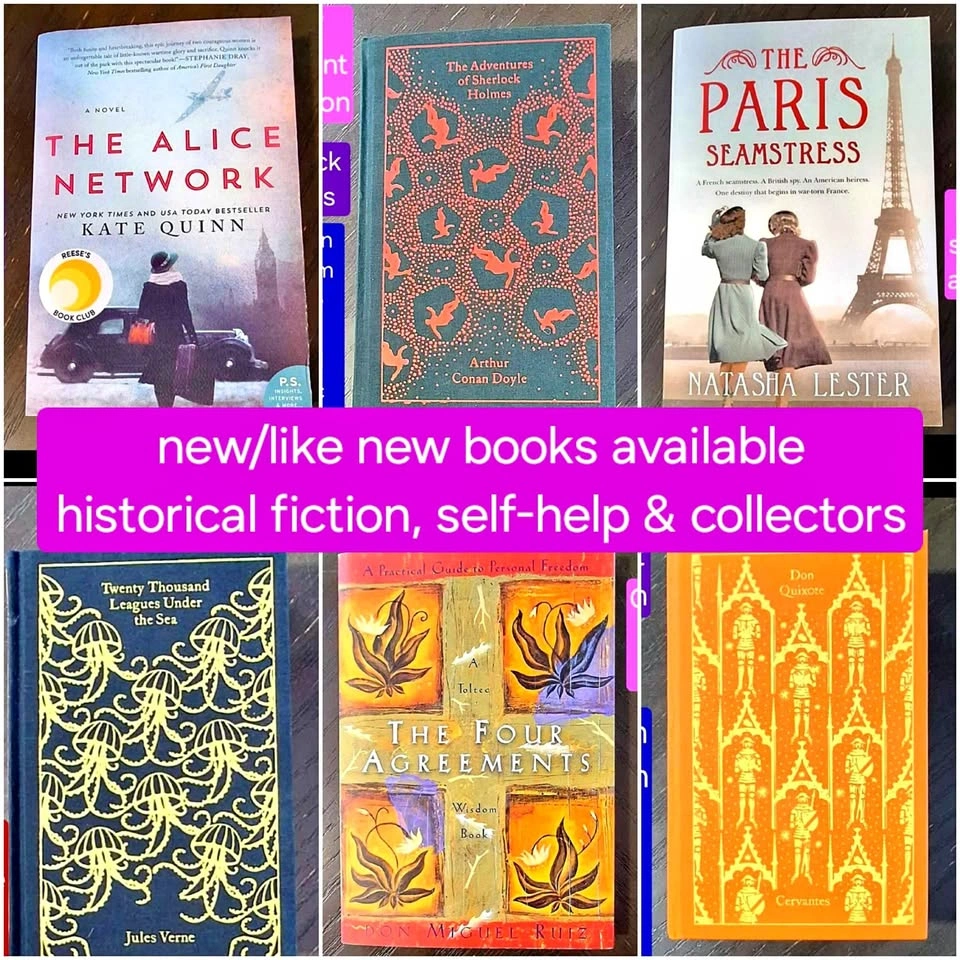 Books - variety of new/like new books