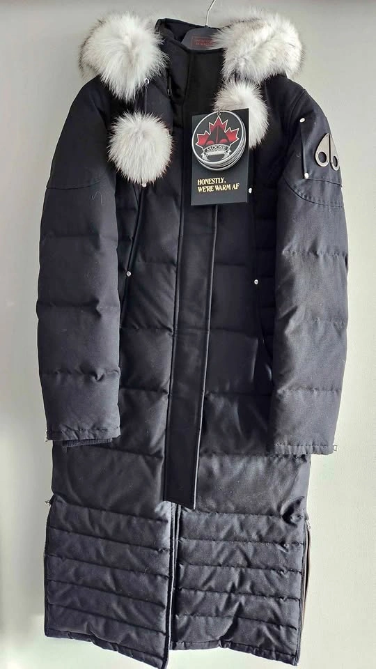 Moose Knuckles Women's Saskatchewan Parka Long - Granite w/Nat F