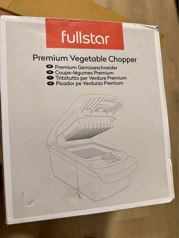 Fullstar 7-in-1 Stainless Steel Vegetable Chopper