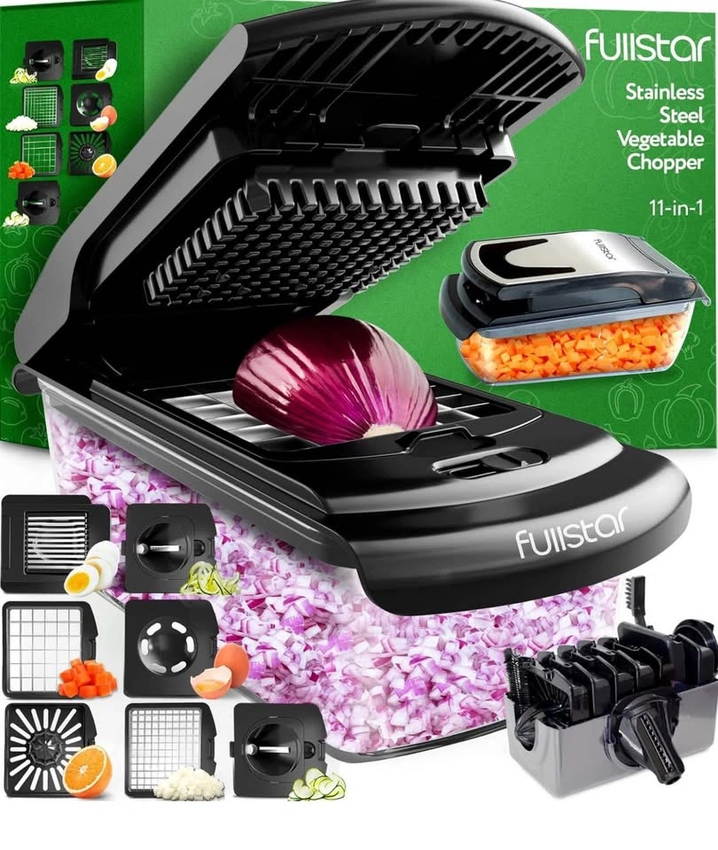 Fullstar 7-in-1 Stainless Steel Vegetable Chopper - photo 2
