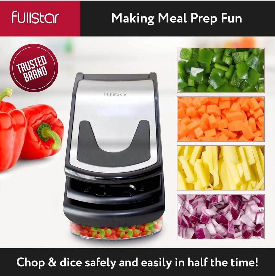 Fullstar 7-in-1 Stainless Steel Vegetable Chopper - photo 3