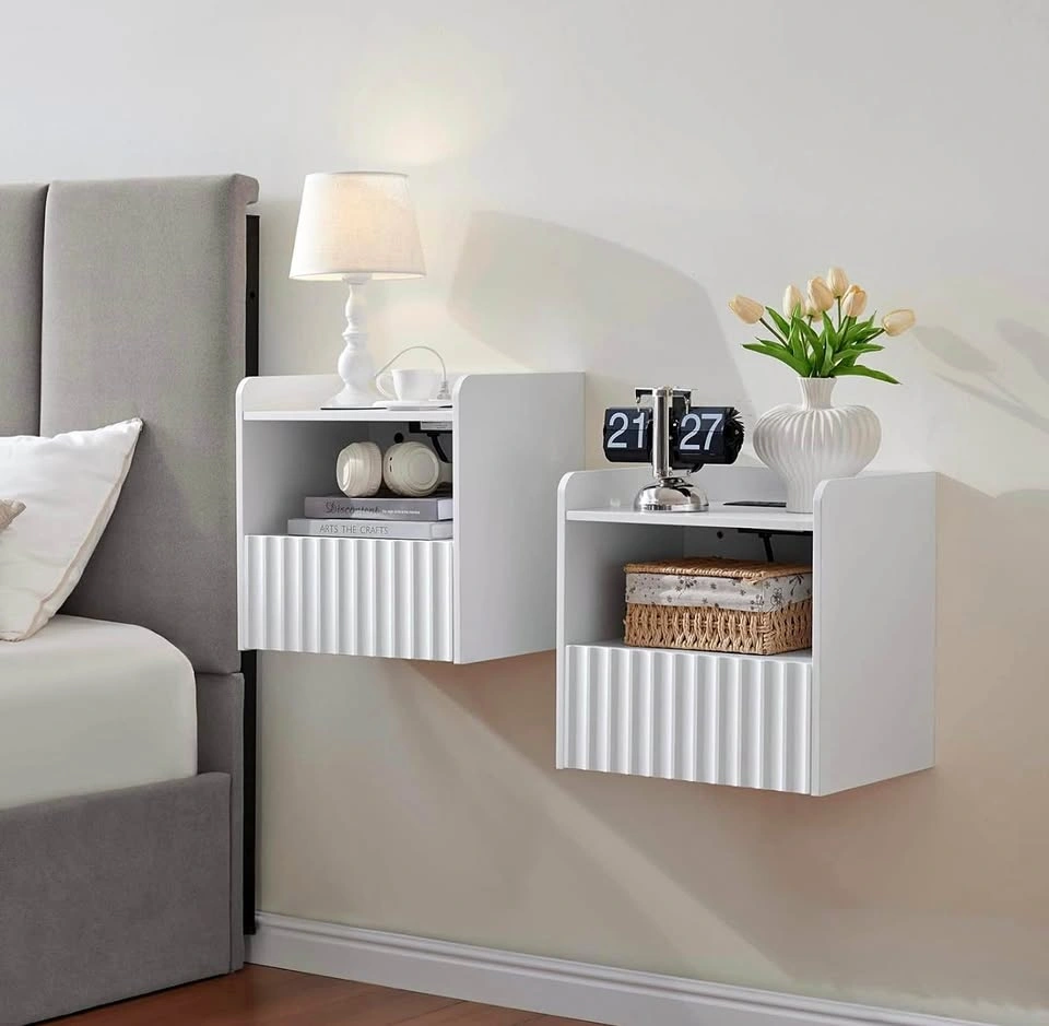 New 25% Off Floating Nightstands / Wall Bedside Tables (Set of 2