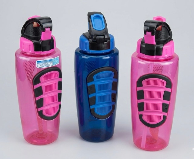 Kids Flip Straw Water Bottles – Set of 3