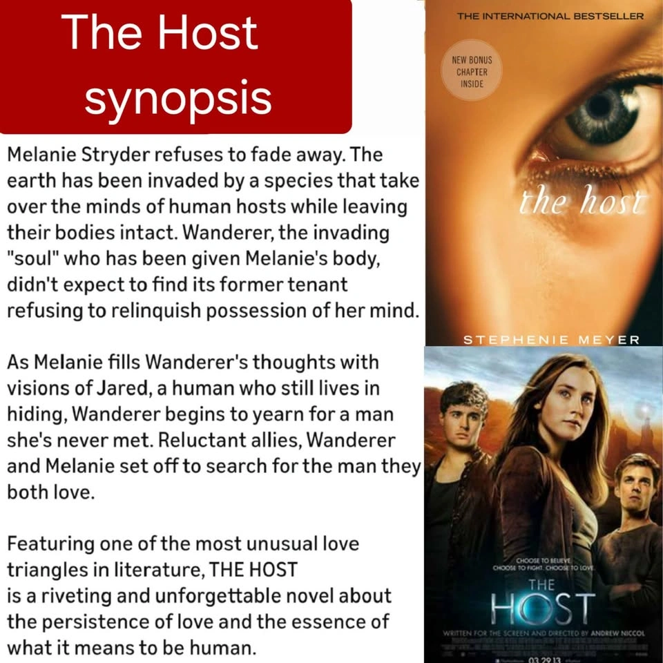 The Host book - YA dystopia hardcover - like new - photo 3