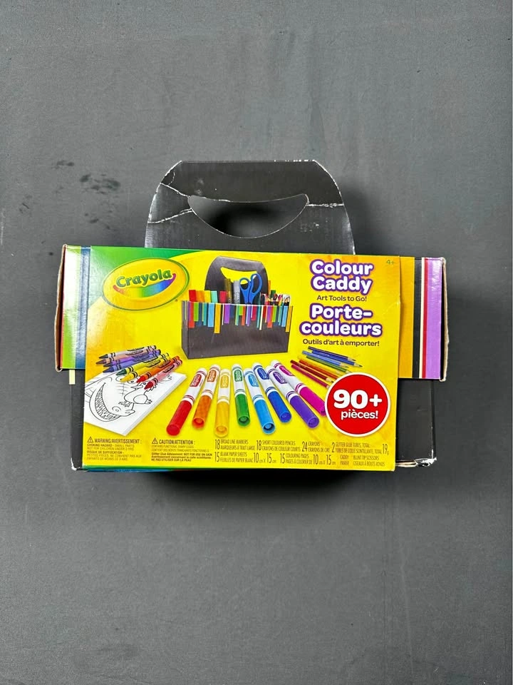 Crayola Color Caddy, Art Set Craft Supplies, Gift for Kids