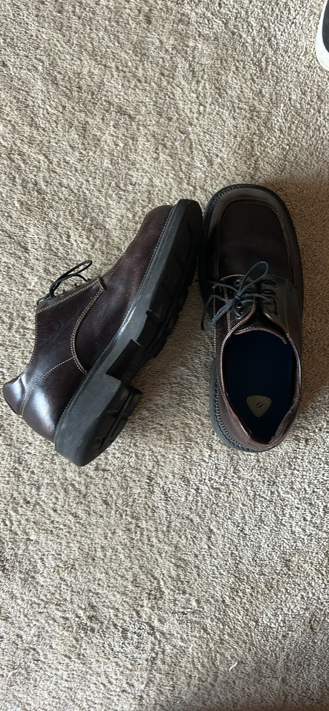Men's Brown Leather Dress Shoes - Size 11