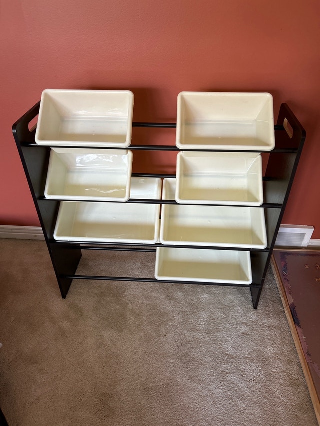 Toy Organizer with Bins