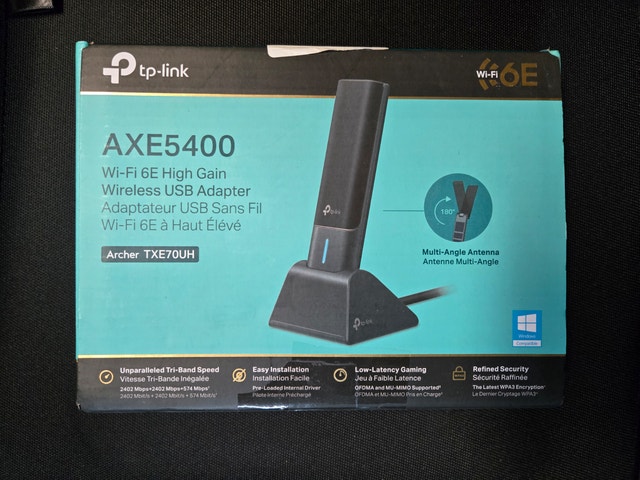 TP-Link AXE5400 Wi-Fi 6E USB Adapter
