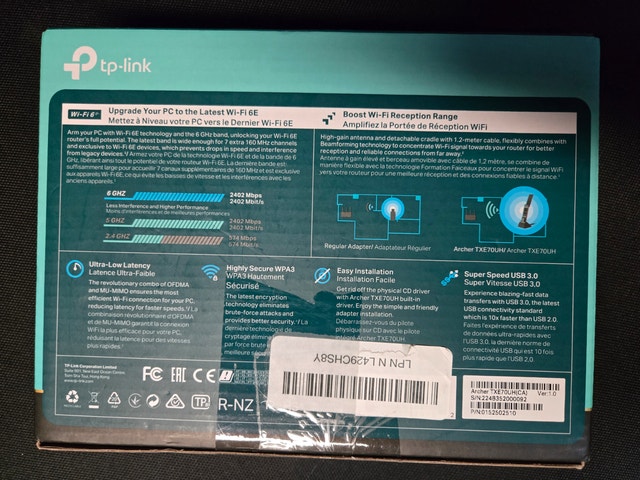 TP-Link AXE5400 Wi-Fi 6E USB Adapter - photo 2