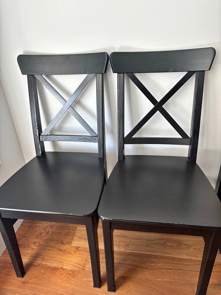 IKEA - INGOLF - Dining Chair, Black (2pc)