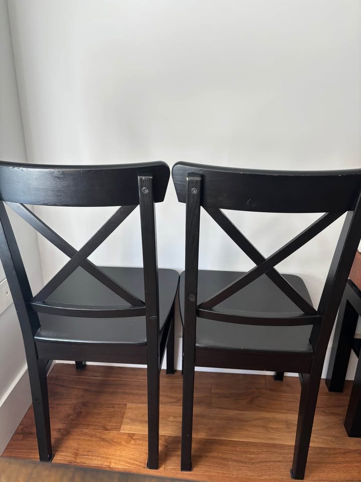 IKEA - INGOLF - Dining Chair, Black (2pc) - photo 2