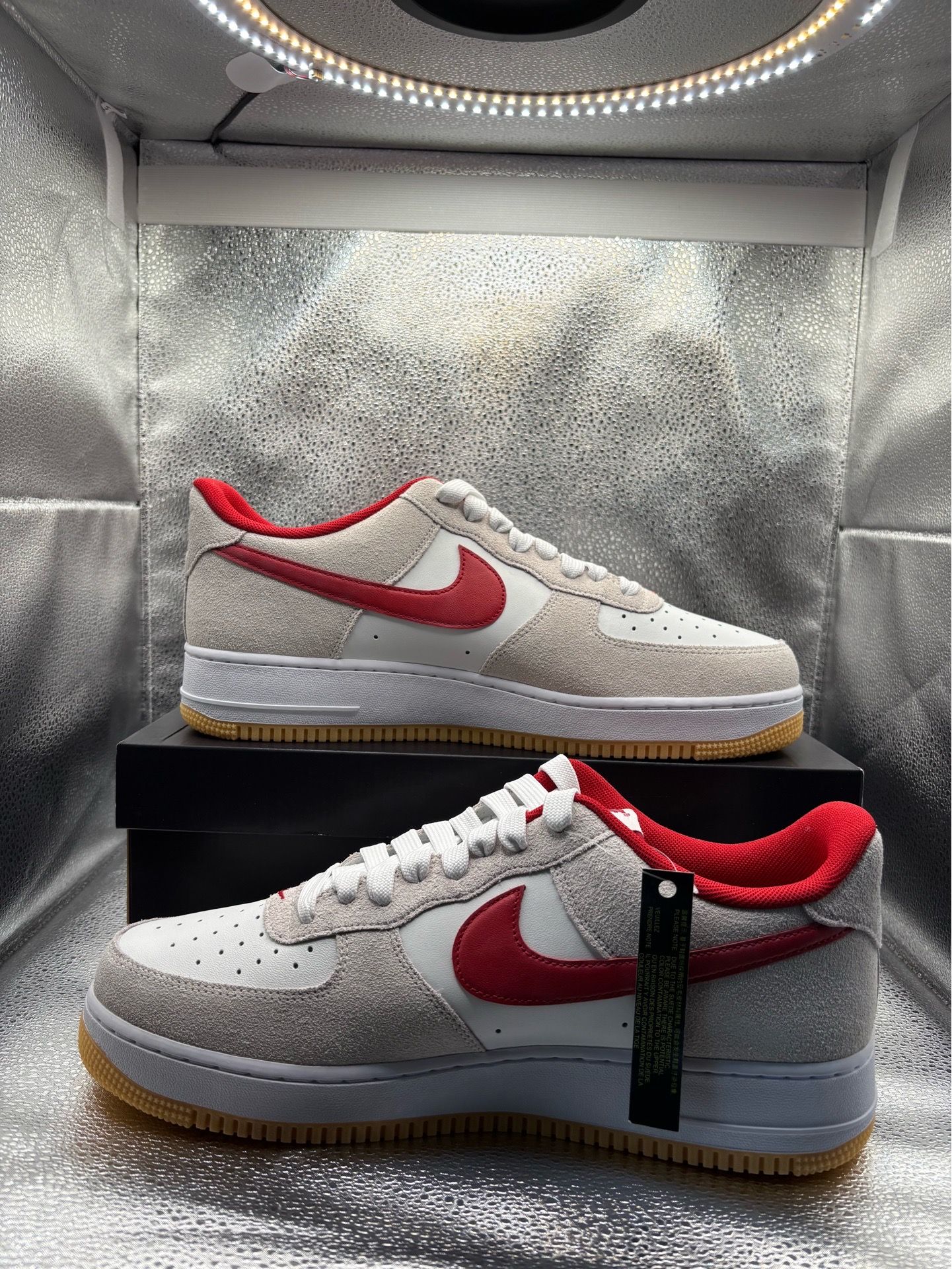 Nike Air Force 1 Low Summit White Varsity Red Gum - photo 5