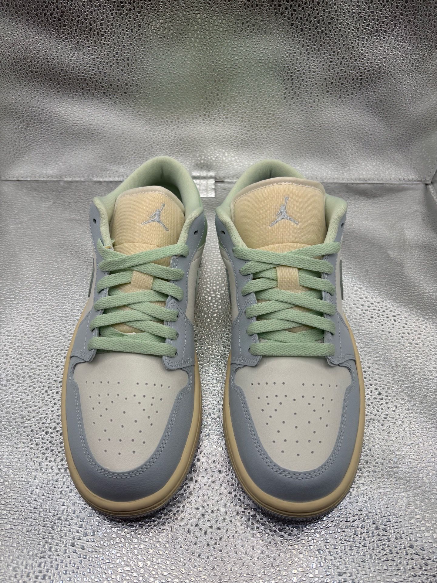 Air Jordan 1 Low Sail Jade Aura - photo 2