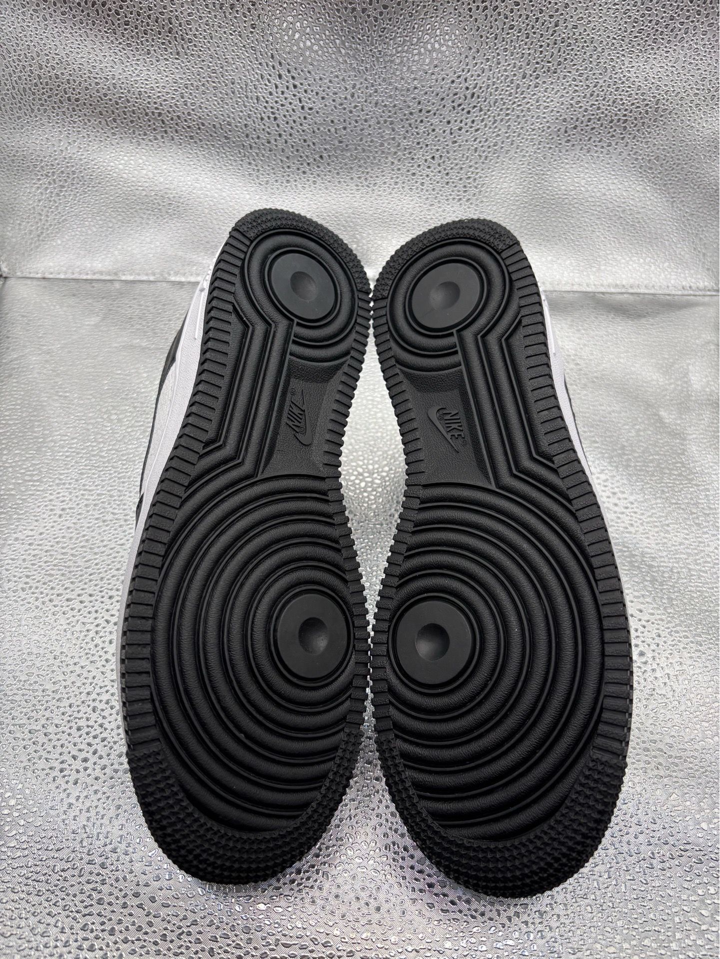 Nike Air Force 1 Low Black White Mesh GS - photo 3