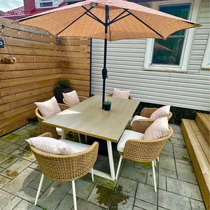 canadian tire patio table umbrellas 10Ft Umbrella, Outdoor Umbrella With Push Button Tilt And Crank, Uv Protection Waterproof Market Sun Umbrella With 8 Sturdy Ribs For Uv rays are present in any weather (as long as its daytime) and the most direct way to protect your skin is to shield it from direct Exposure 11 Best Patio Umbrellas of