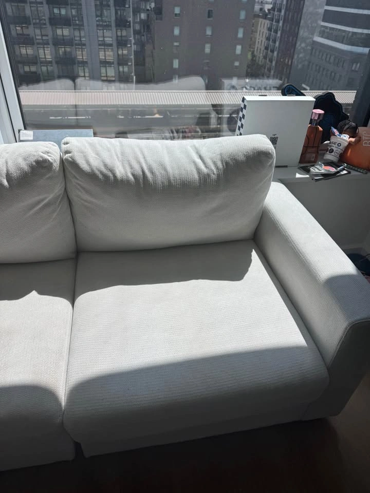 White Sectional Couch - photo 4