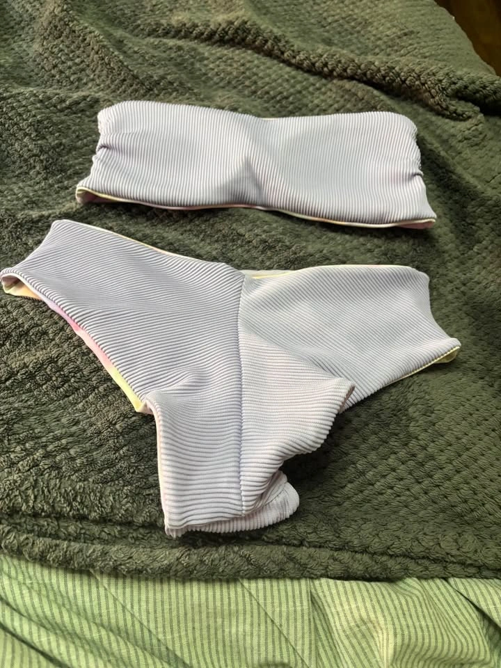Reversible Bandeau Swimsuit - Size Small - photo 2