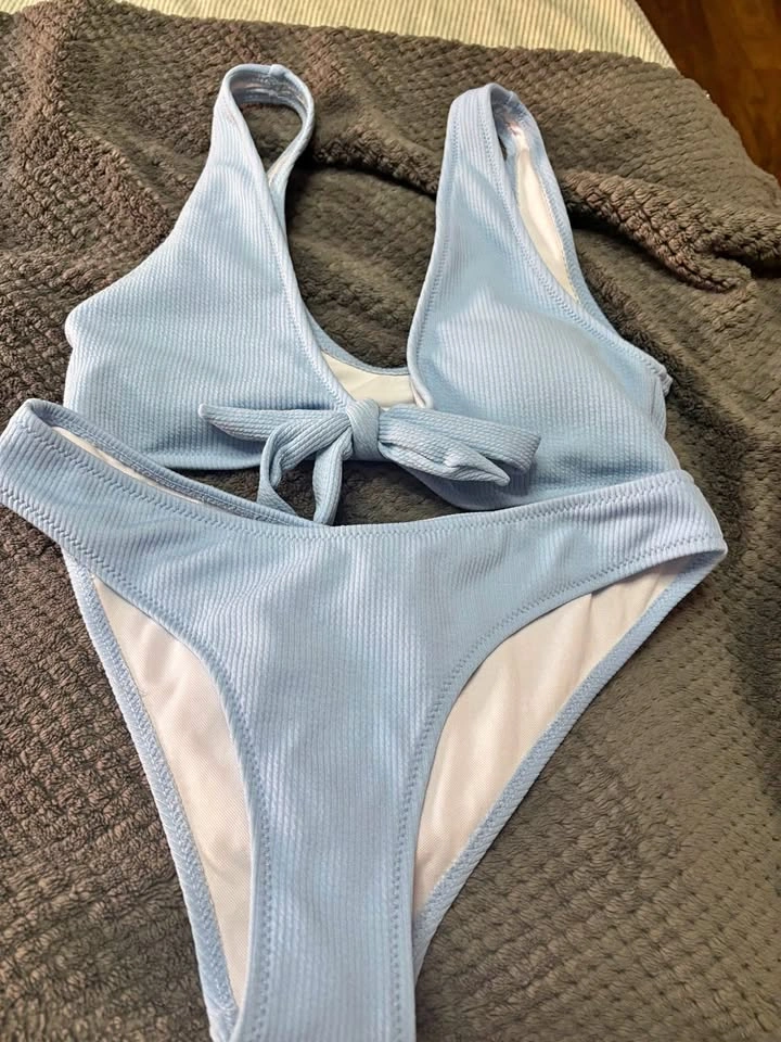 Blue bikini size small