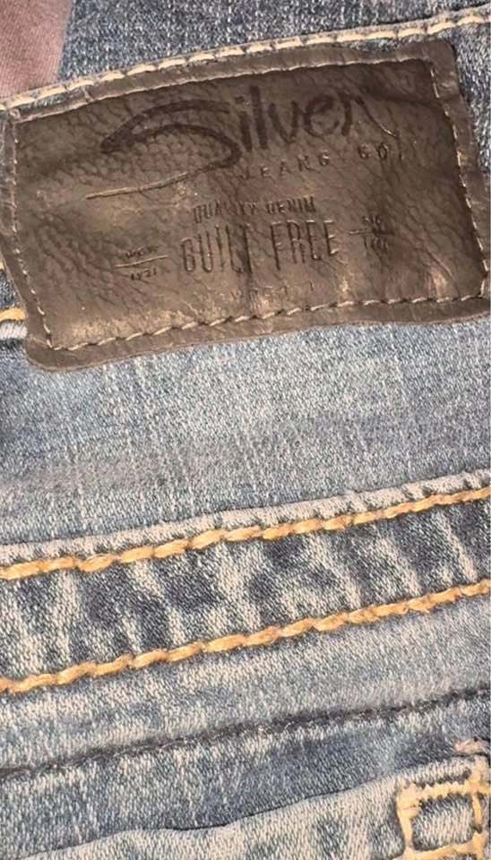 Vintage Y2K Silver Jeans Co. blue denim jeans SZ 18-20 - photo 2