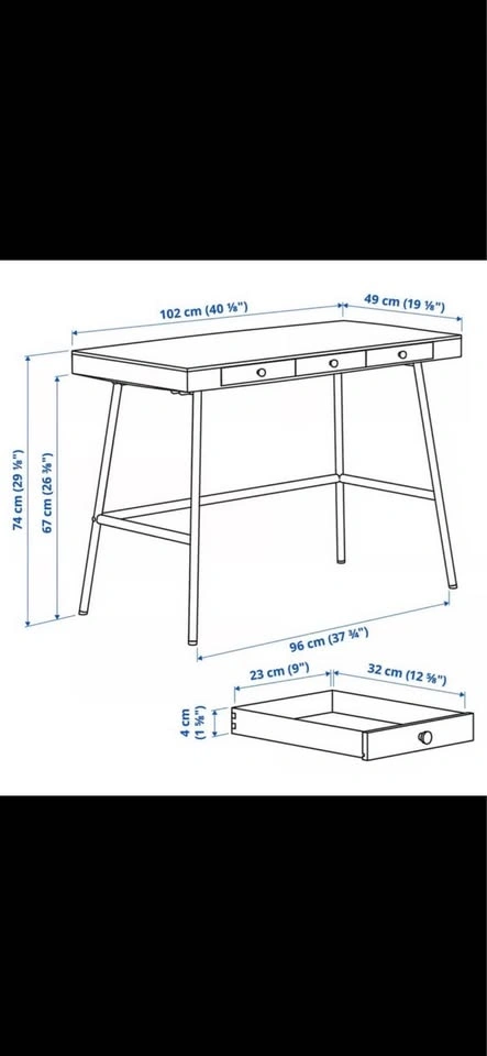 Ikea Desk LILLÅSEN - photo 5