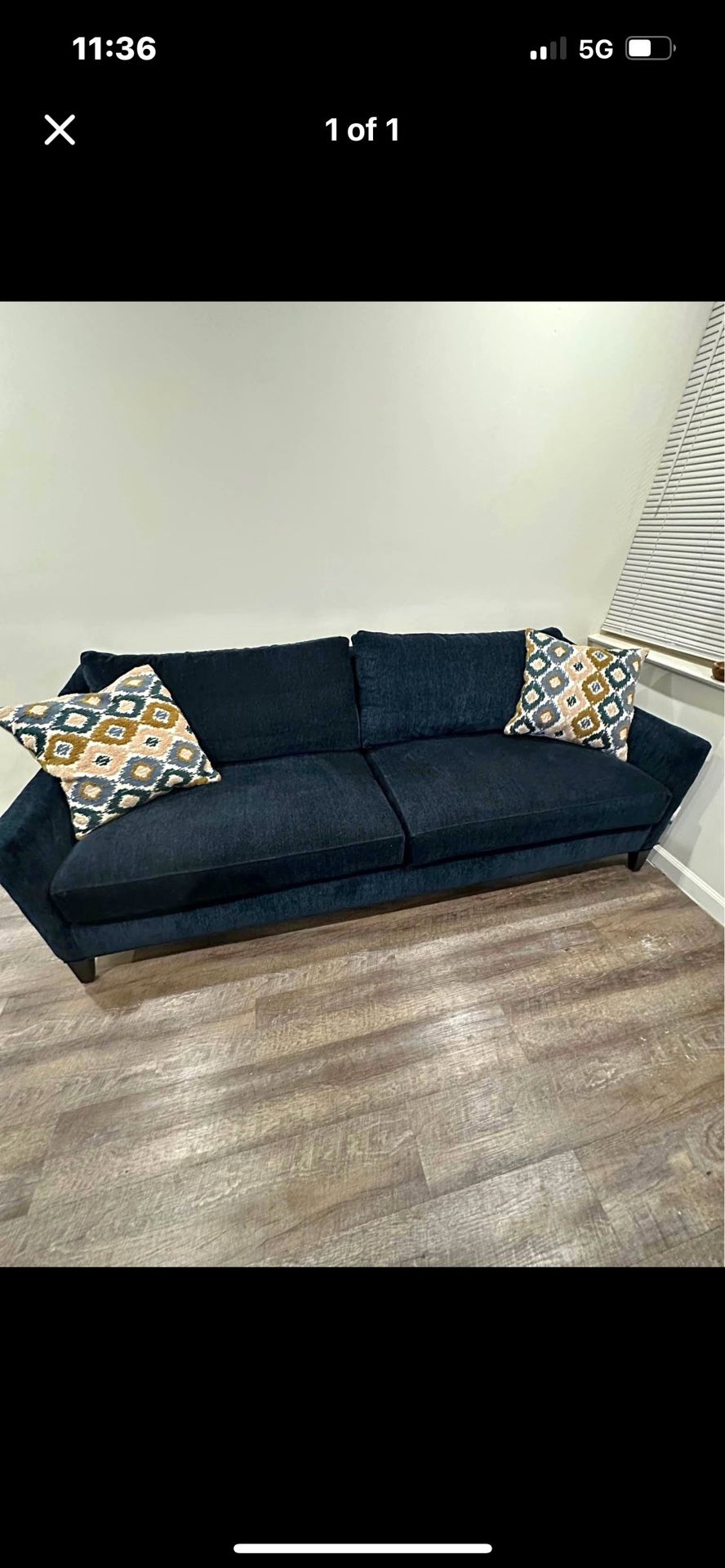 Bloomingdale’s Naomi Sofa (Blue) - photo 3