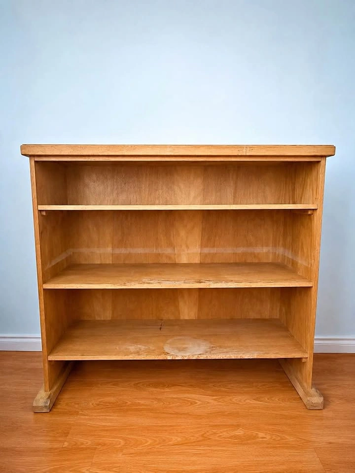 Solid Wood Bookshelf – Sturdy & Spacious