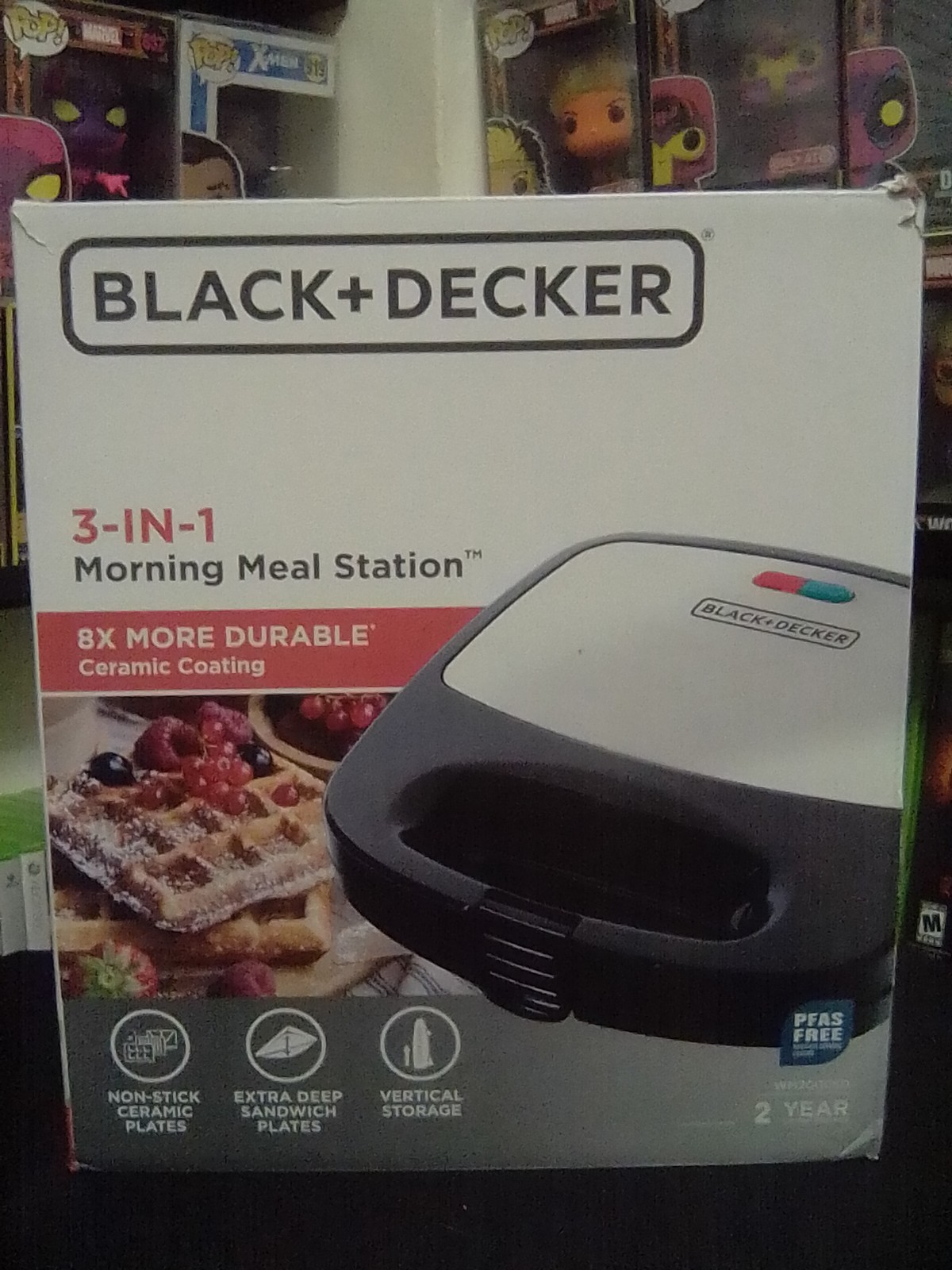 Black&Decker 3-in-1 Waffle Maker Brand New