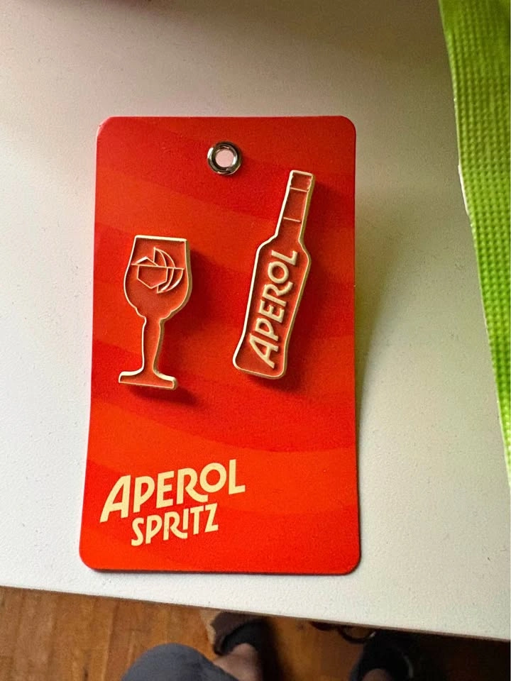 Aperol Iconic Pin Badges Set
