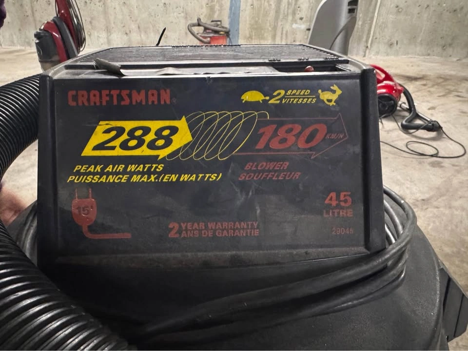 Craftsman Dust Collector/Wet/Dry Shop Vacuum - photo 2