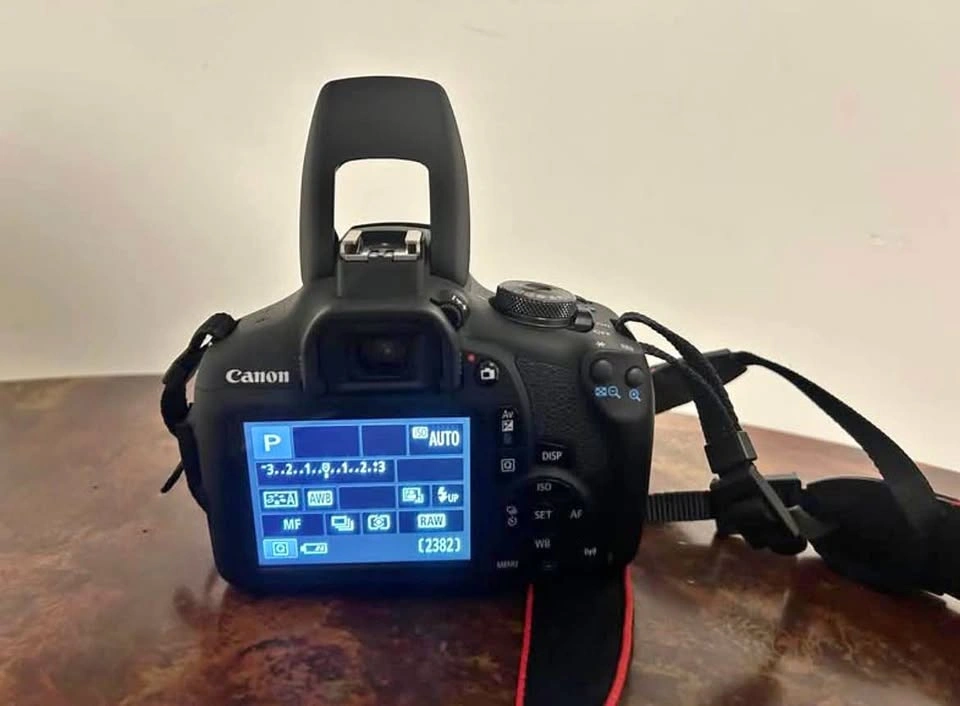 Canon Rebel T7 with lens, battery and battery charger