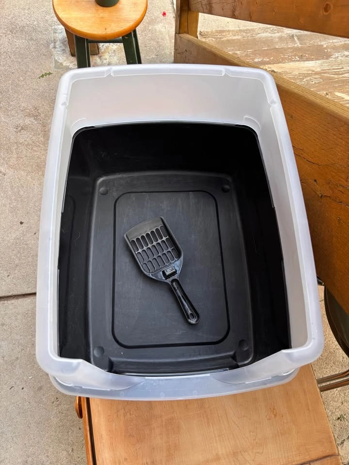 Litter box with scoop + litter mat - photo 4