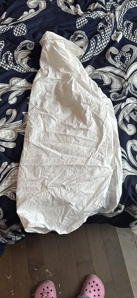 Zara White Button Up Shirt Size S - photo 4