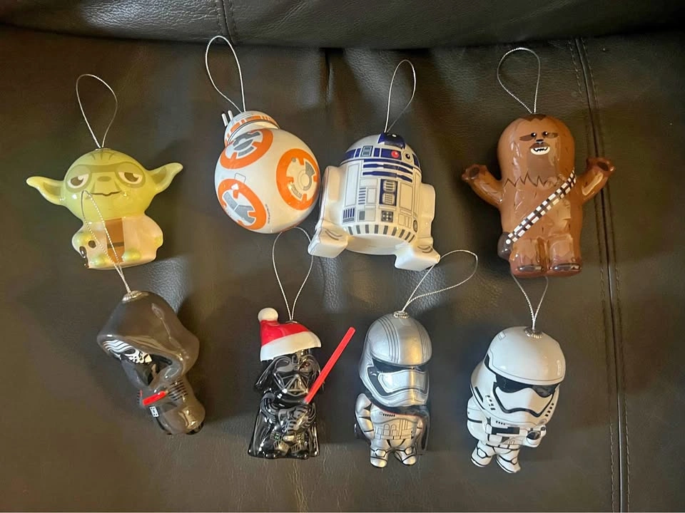 Star Wars Decoupage Ornaments Set