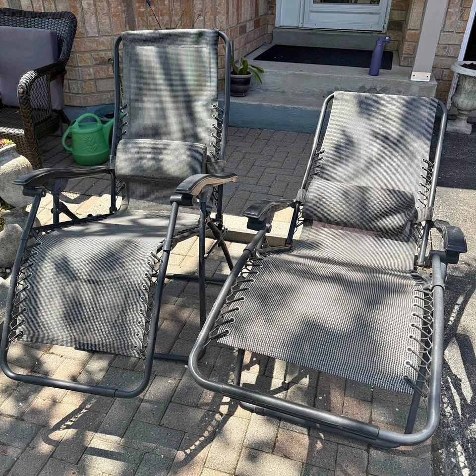 Gravity Reclining Chairs $60 for pair