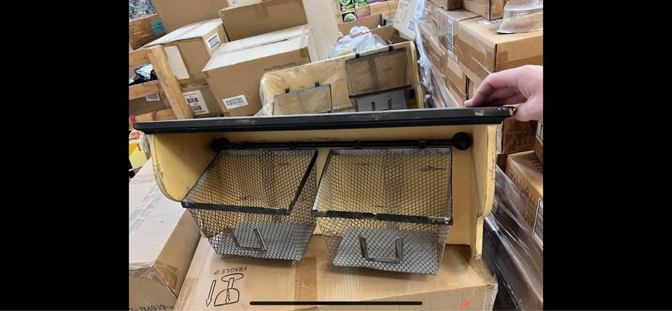 Vintage Look Floating Shelf w/ 2 Baskets - $25 each (3 NEW) - photo 2