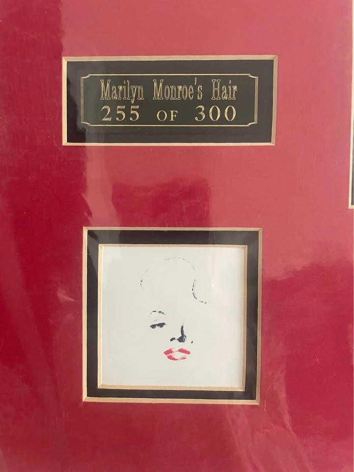 Marilyn Monroe: Original Photos with Authentic Hair Strand - photo 2