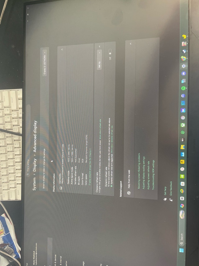 Samsung Odyssey G3 27” Gaming Monitor 144hz - photo 2