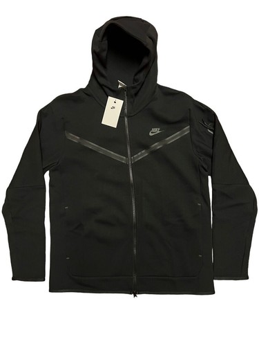 Nike Sportswear Tech Fleece Full-Zip Hoodie - Men's S, Black