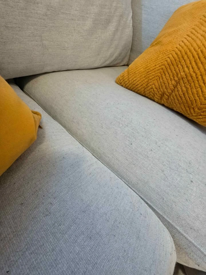 Modern Modular Sectional Couch – White Fabric - photo 5